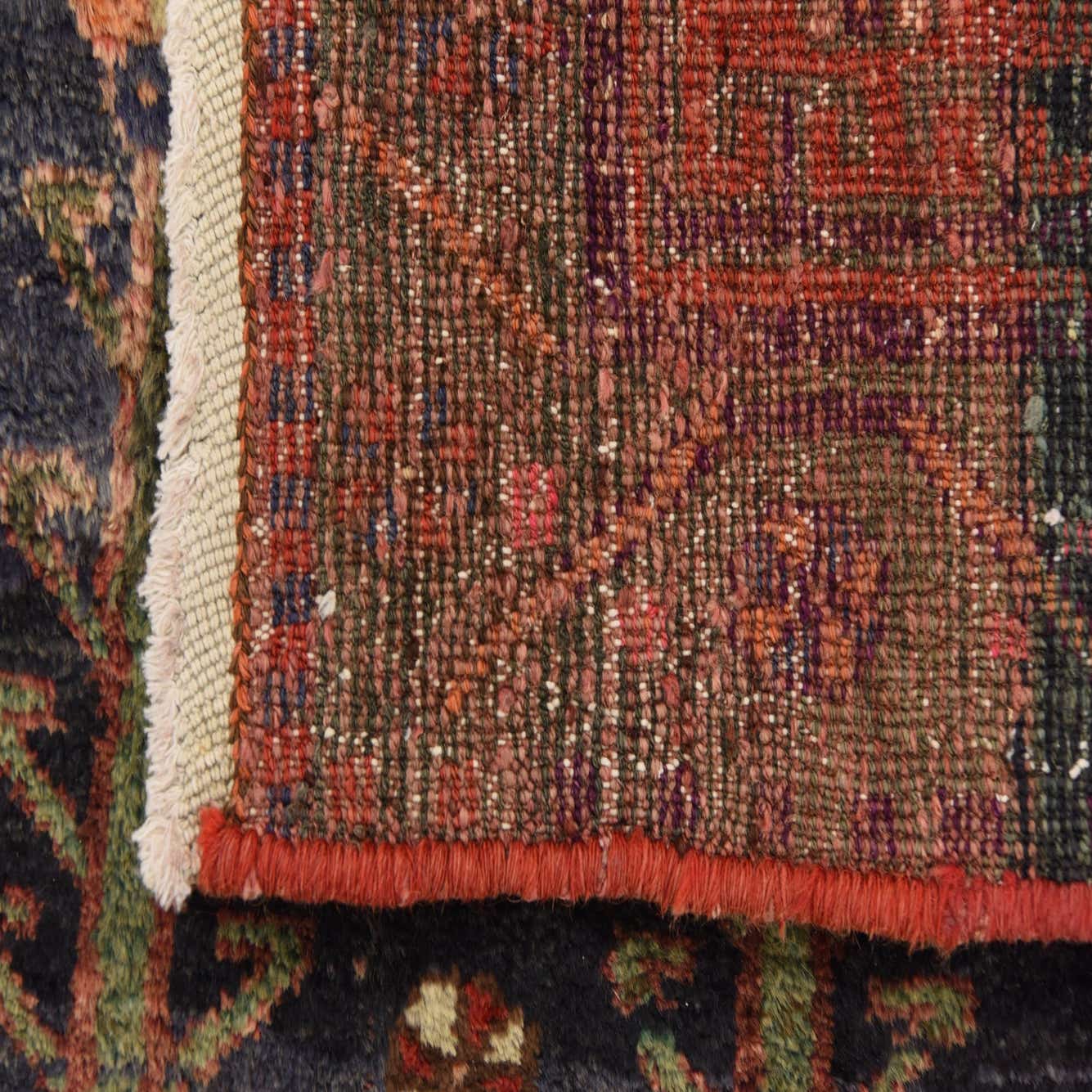 Navy Blue 5' x 9' 3 Hand Knotted Koliaei Persian Wool Rug eSaleRugs