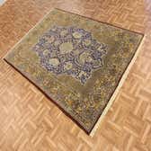 140cm x 208cm Qom Persian Rug thumbnail