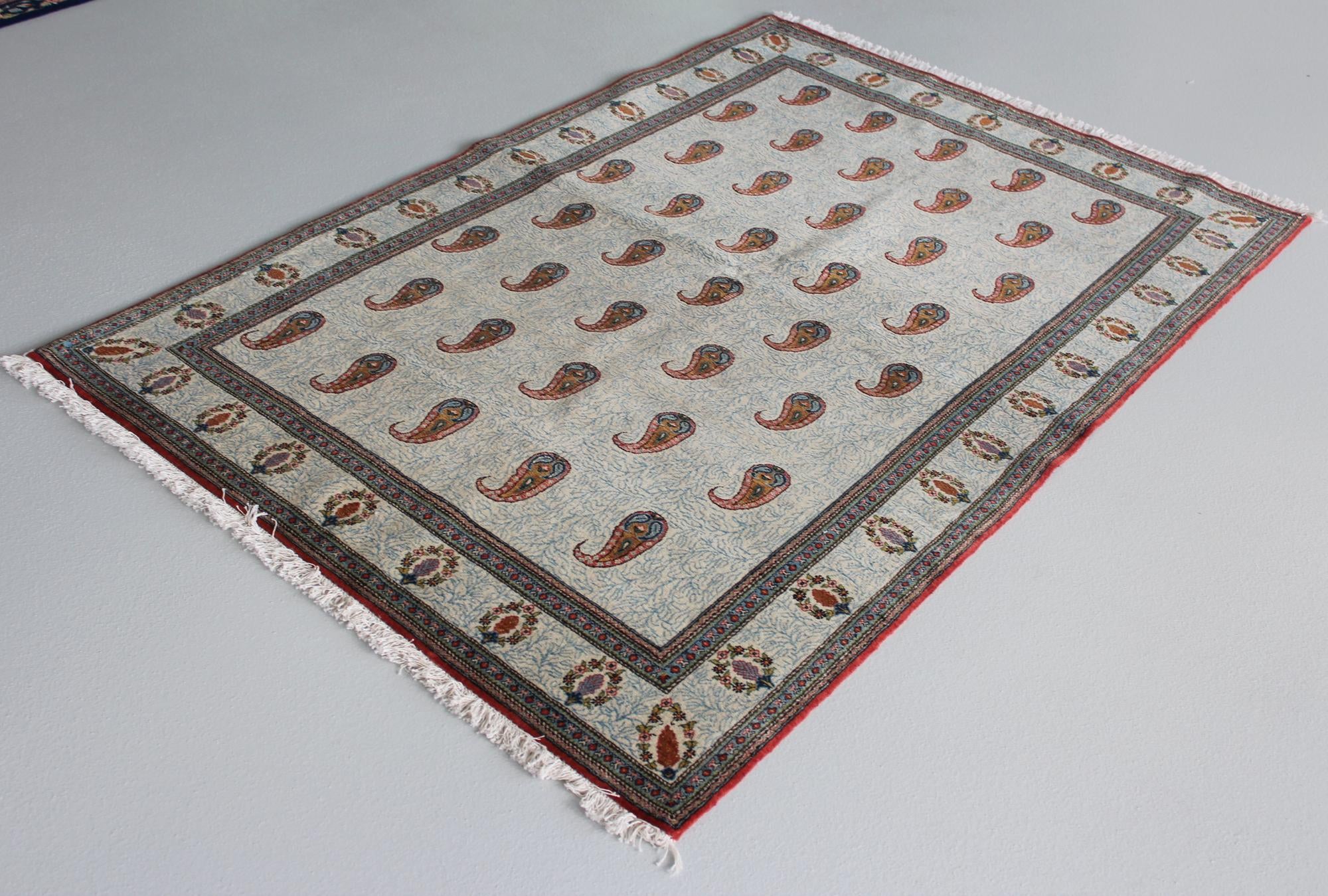 Image of 137cm x 200cm Qom Persian Rug