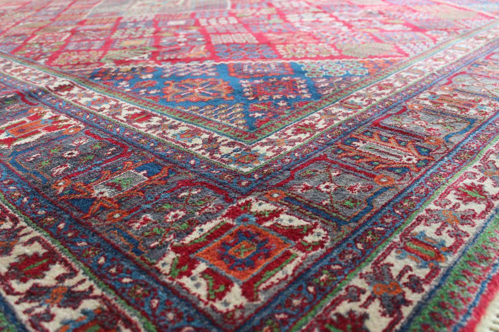 Red 8 4 X 11 9 Hand Knotted Maymeh Persian Wool Rug ESaleRugs red-8-4-x-11-9-hand-knotted-maymeh-persian-wool-rug-esalerugs