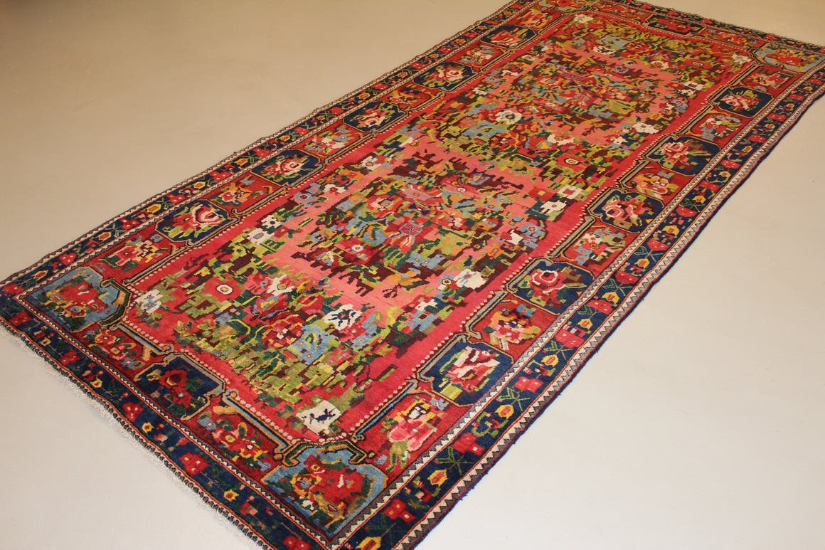 Red 5' 10 x 12' 4 Bakhtiar Persian Runner Rug eSaleRugs