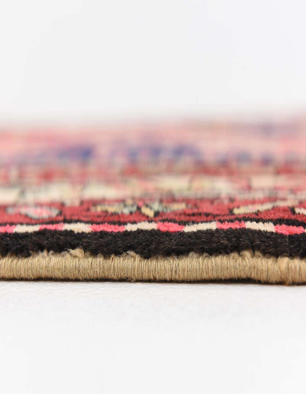 Navy Blue 4' 8 x 10' Hand Knotted Ardabil Persian Wool Runner Rug