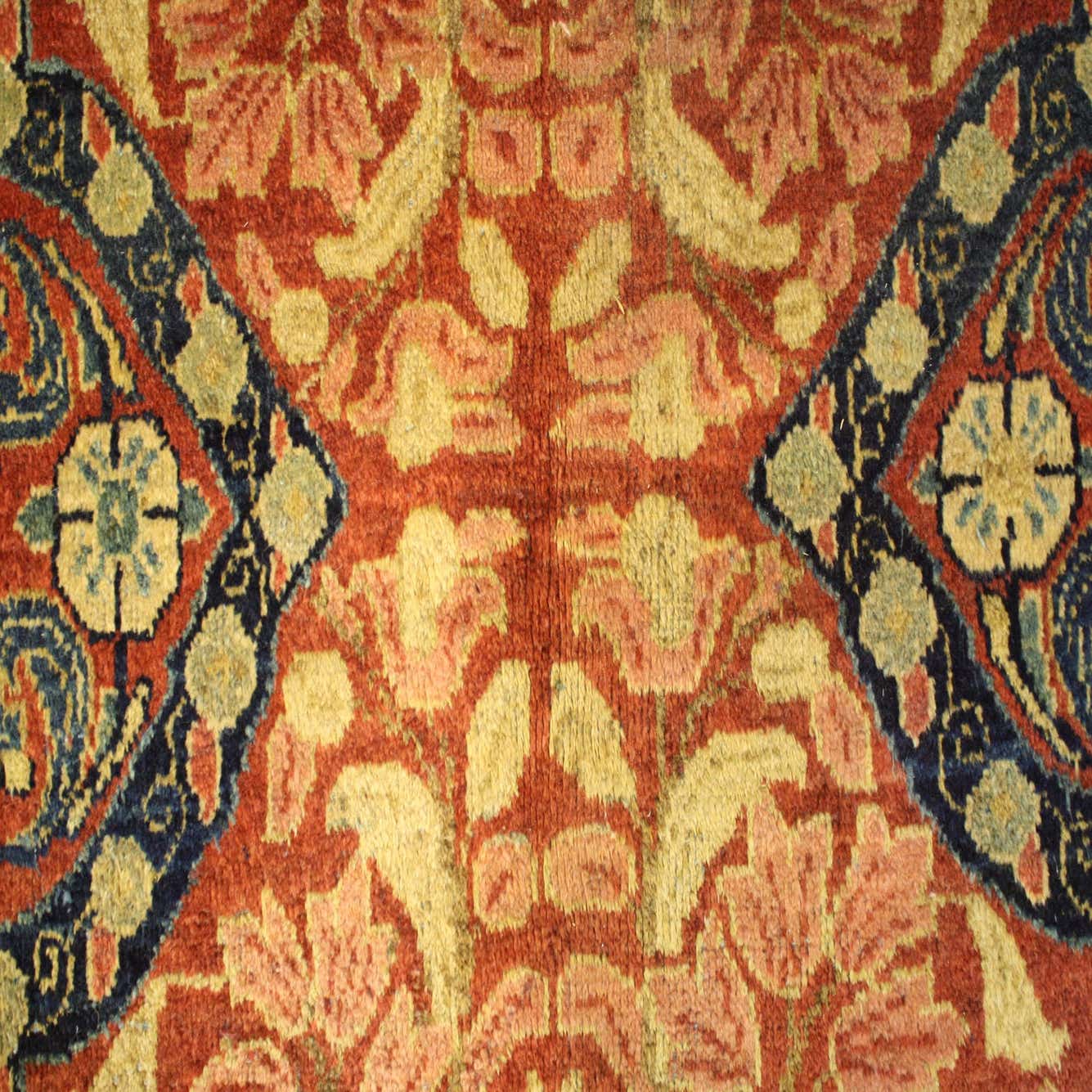 Rust Red 10' 7 x 13' 5 Hand Knotted Sarough Persian Wool Rug eSaleRugs