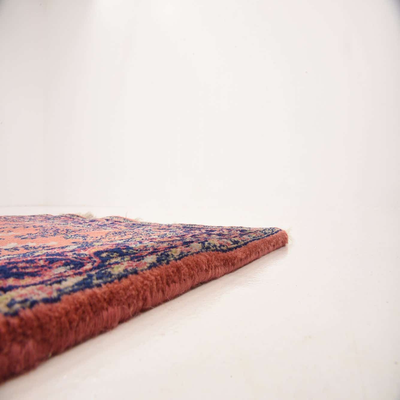 Rust Red 2' 6 x 6' 9 Hand Knotted Sarough Persian Wool Runner Rug ...