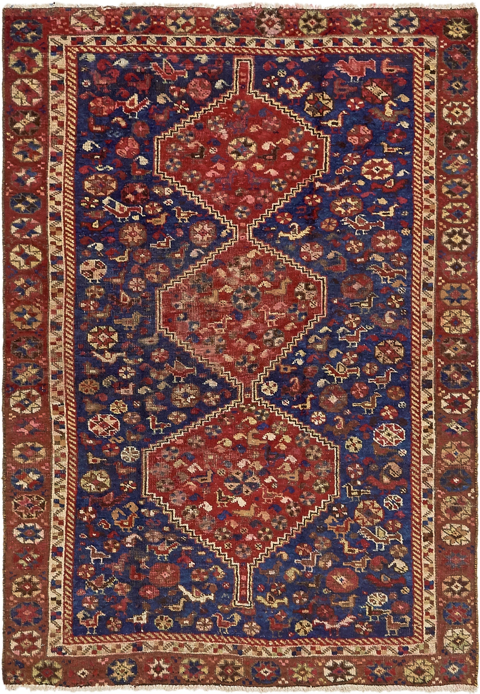 137cm x 198cm Shiraz Persian Rug