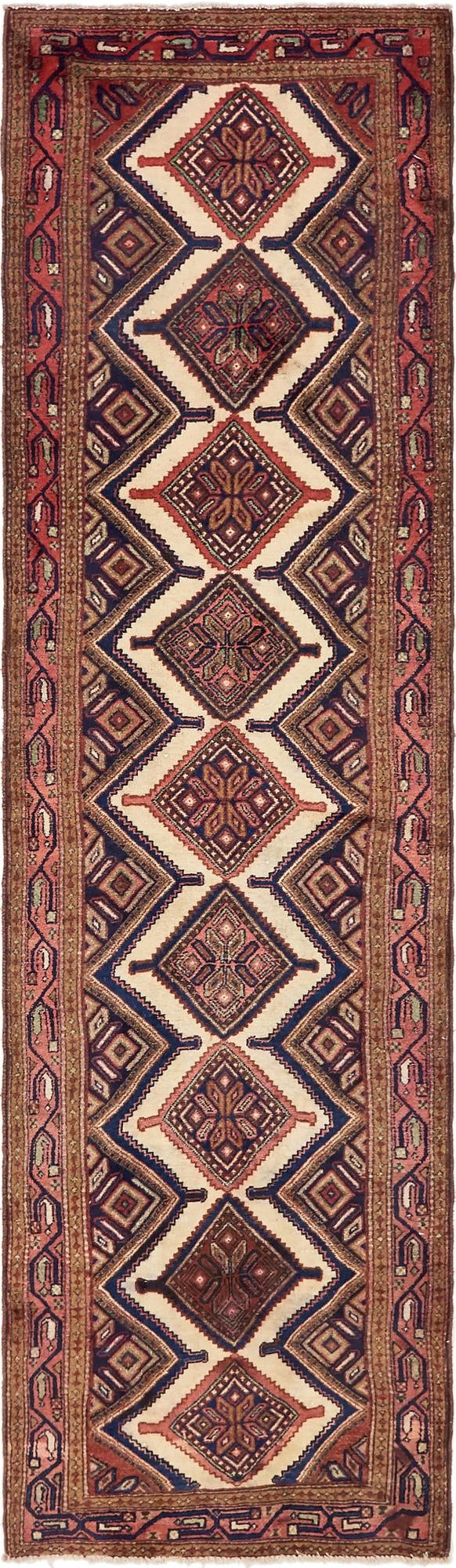 90cm x 330cm Chenar Persian Runner Rug