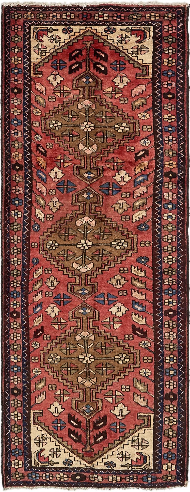 100cm x 282cm Hamedan Persian Runner ...