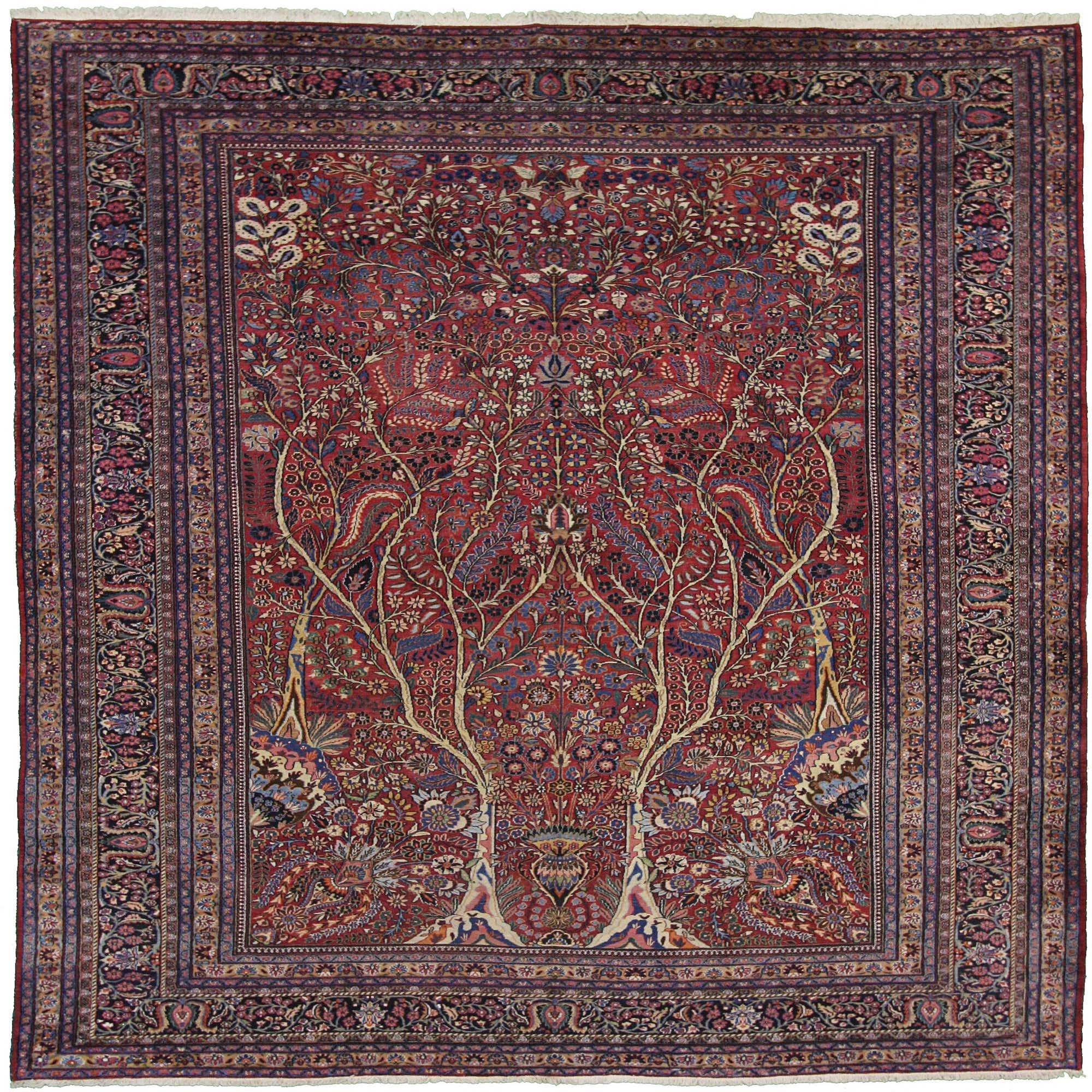 Red 375cm x 518cm Birjand Persian Rug iRugs NZ