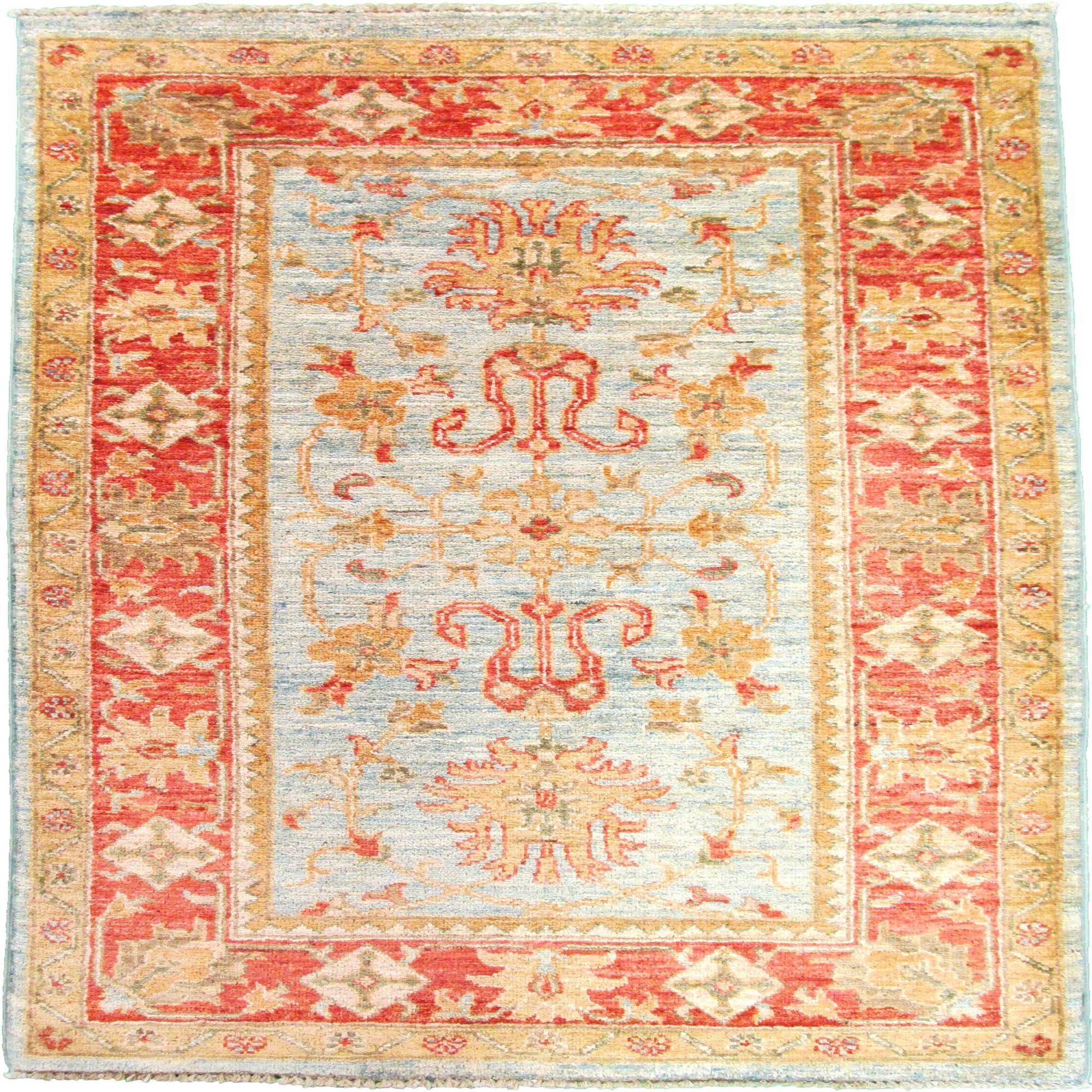 Blue 2' 9 x 4' Peshawar Ziegler Oriental Rug eSaleRugs