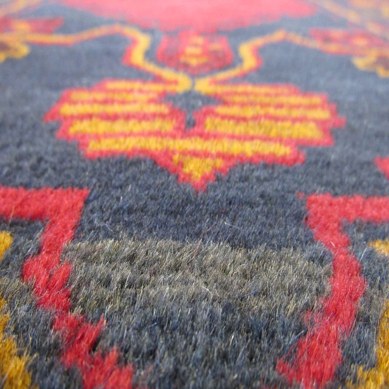 Red 3' 6 x 7' 1 Hand Knotted Balouch Persian Wool Rug eSaleRugs