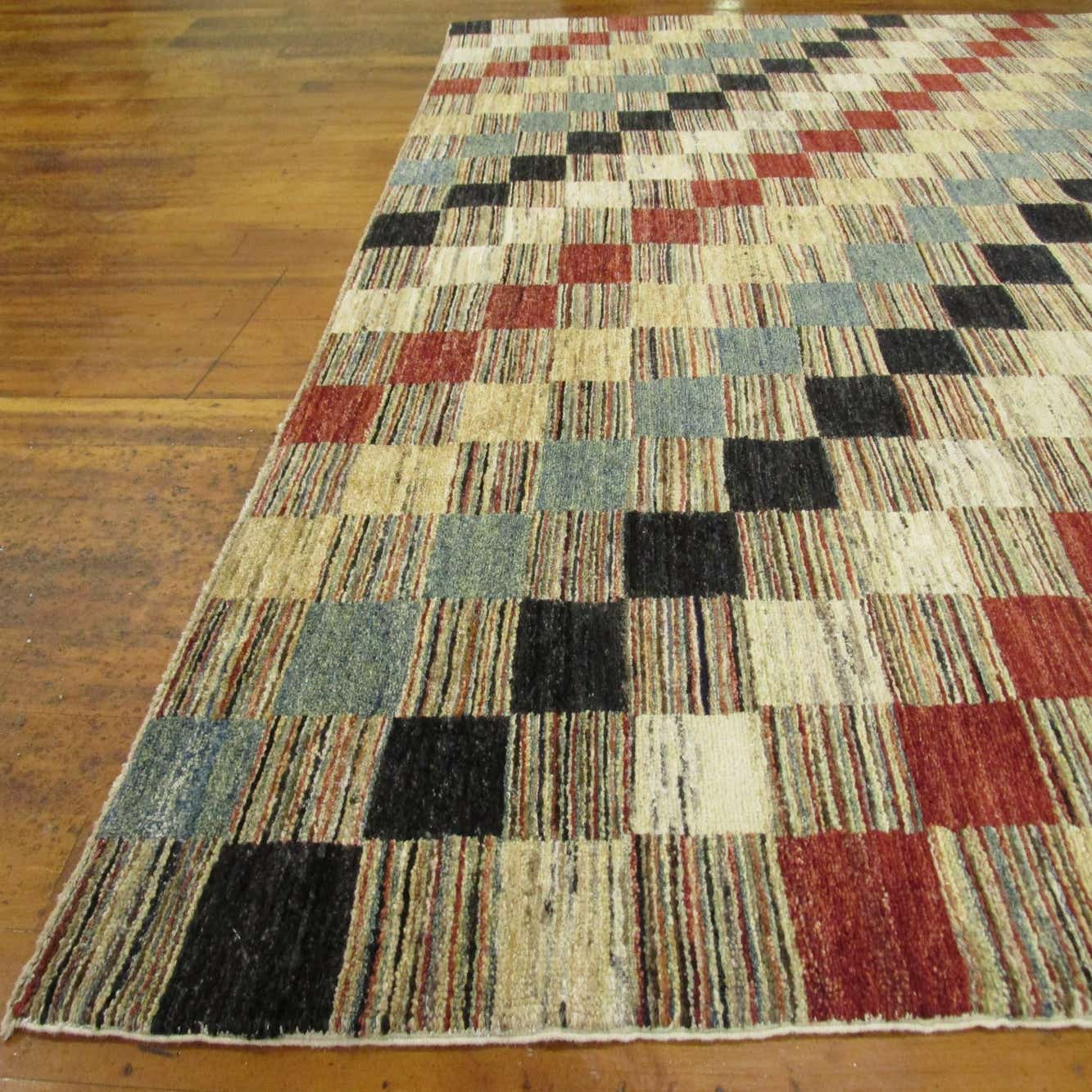 Beige 7' 6 x 10' 10 Checkered Modern Ziegler Oriental Rug eSaleRugs