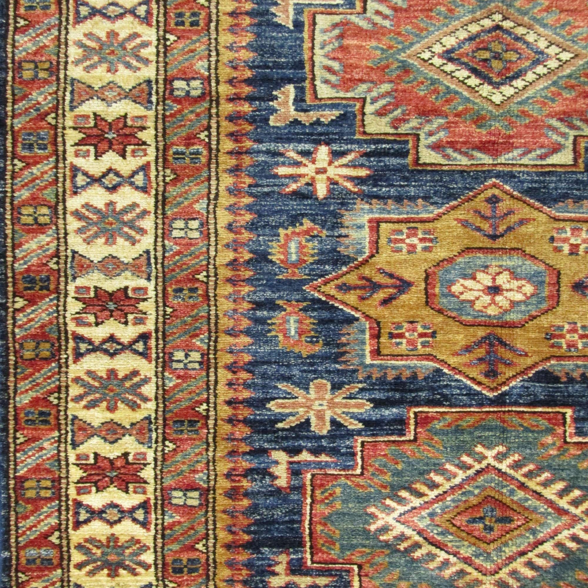 Navy Blue 2' 9 x 10' 3 Kazak Oriental Runner Rug eSaleRugs