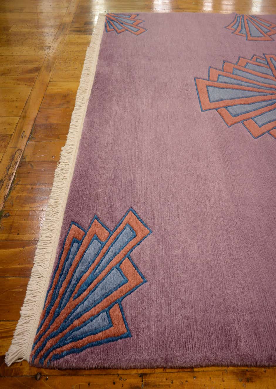 Purple 5' 7 x 8' 2 Hand Knotted Nepal Wool Rug eSaleRugs