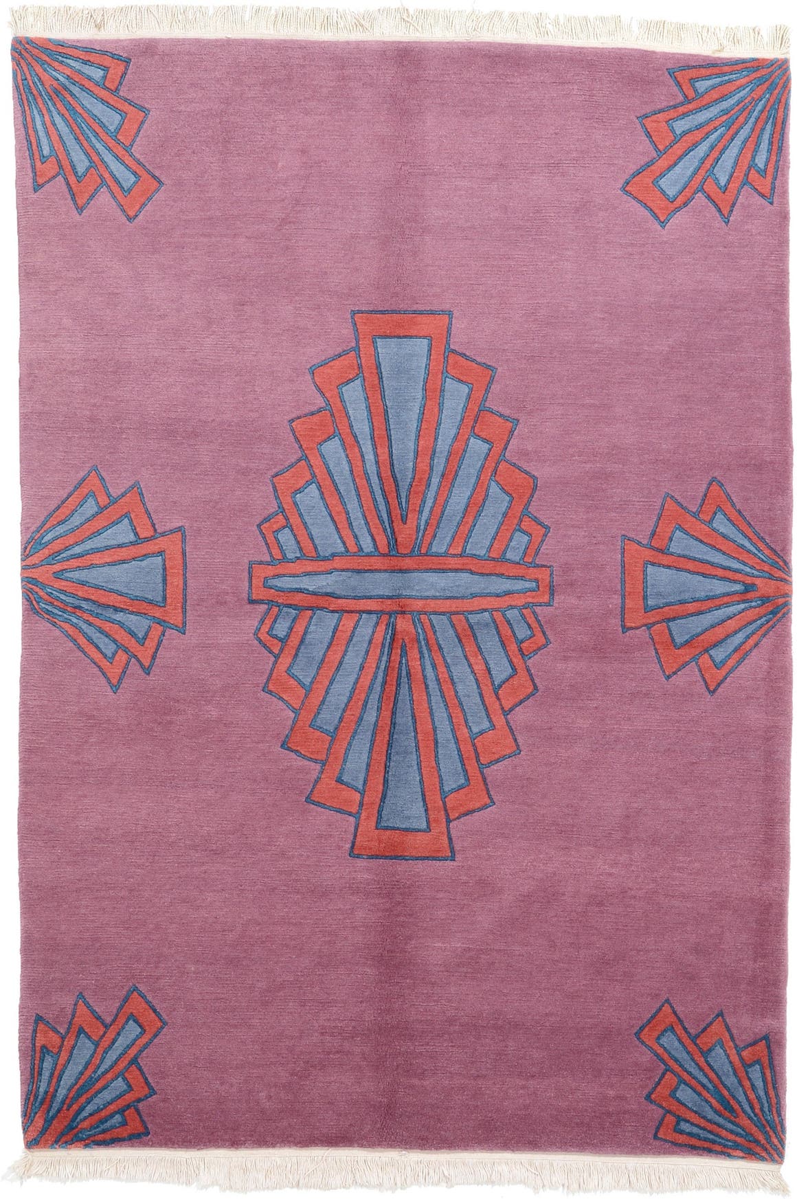 Purple 5' 7 x 8' 2 Hand Knotted Nepal Wool Rug eSaleRugs