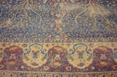 Blue 9' 8 x 13' Hand Knotted Birjand Persian Wool Rug | eSaleRugs
