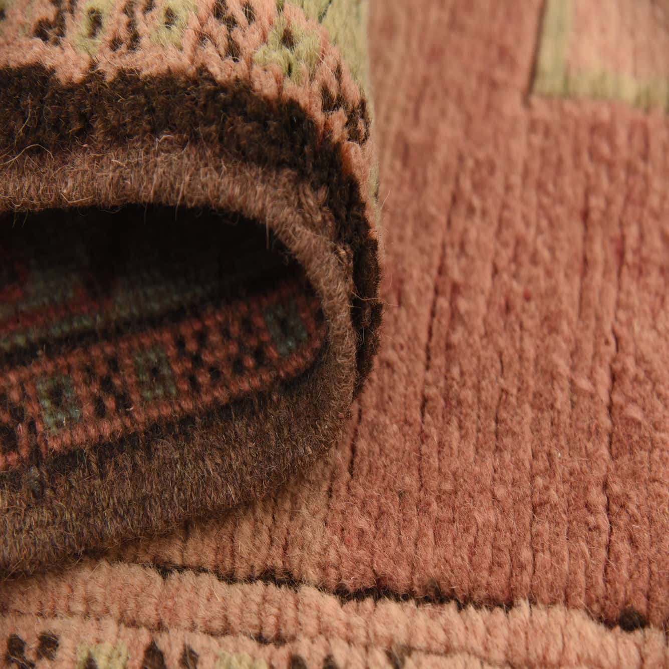 Salmon 3' 5 x 10' 1 Hand Knotted Kars Wool Runner Rug | eSaleRugs