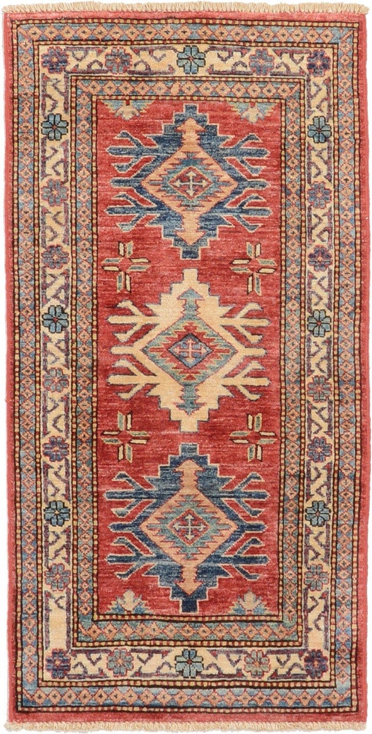Red 2' 2 x 4' 3 Kazak Oriental Rug eSaleRugs