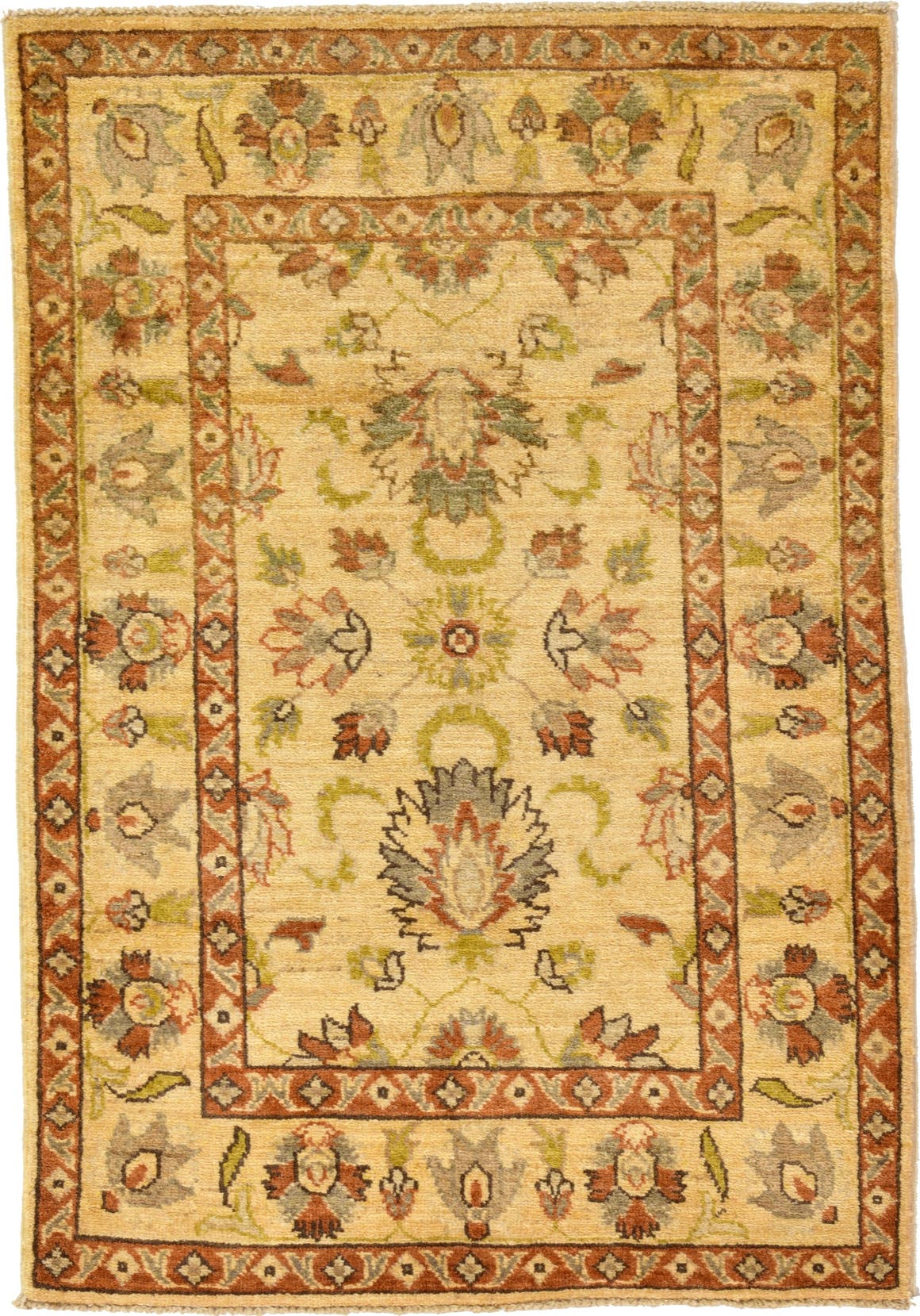 Cream 2' 9 x 4' Peshawar Ziegler Oriental Rug eSaleRugs