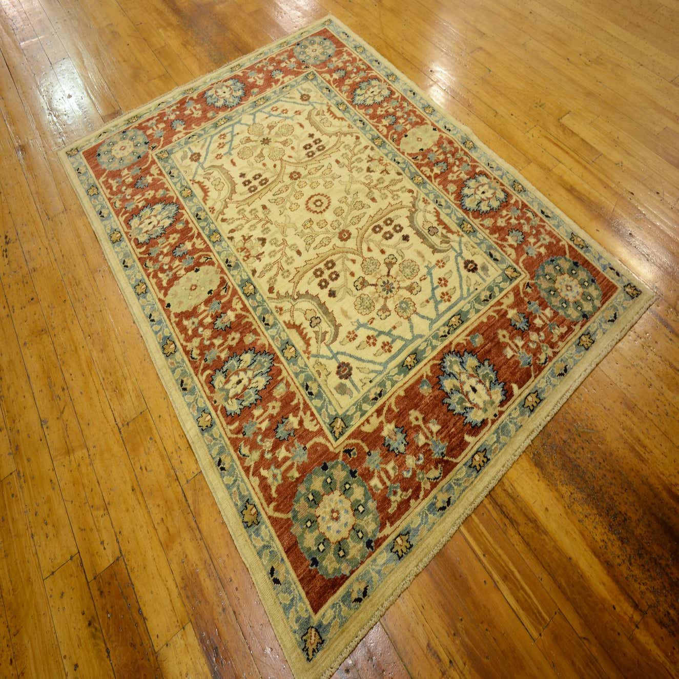 Cream 4' 10 x 6' 2 Peshawar Ziegler Oriental Rug eSaleRugs