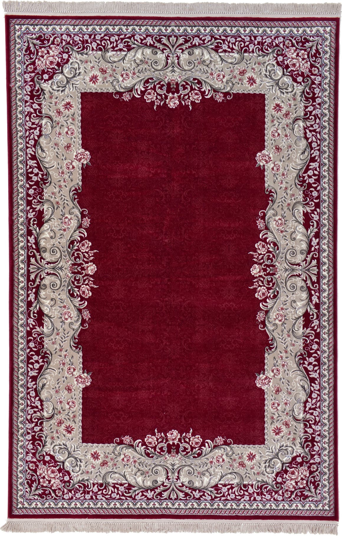 Red 6' 7 x 10' Classic Aubusson Rug eSaleRugs