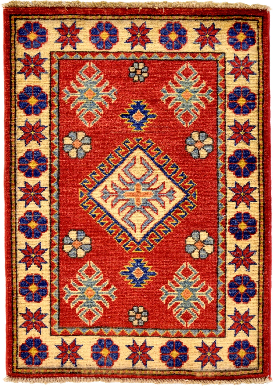 Red 2' 4 x 3' 3 Kazak Oriental Rug eSaleRugs
