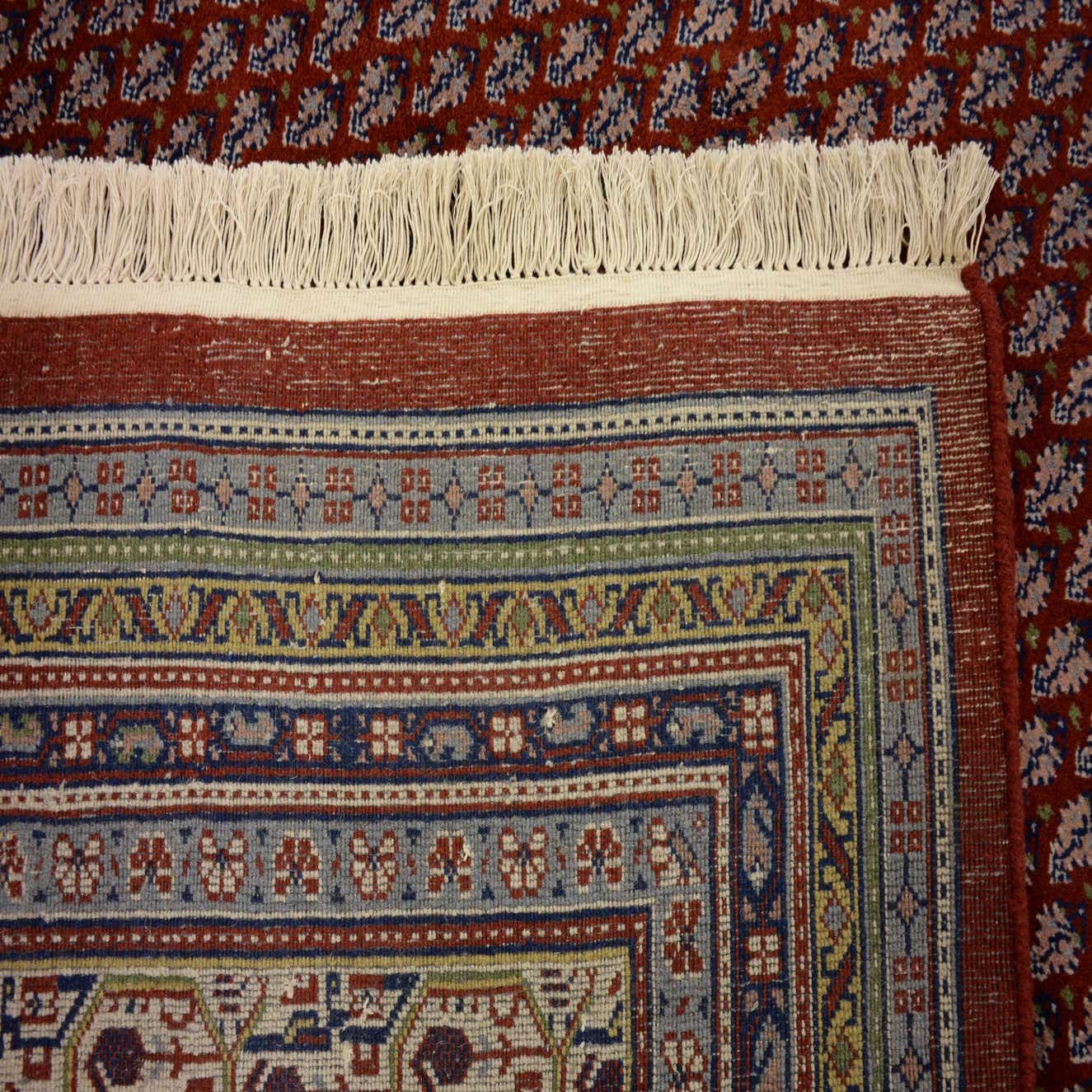 Red 8' 2 x 11' 5 Hand Knotted Mir Oriental Wool Rug eSaleRugs