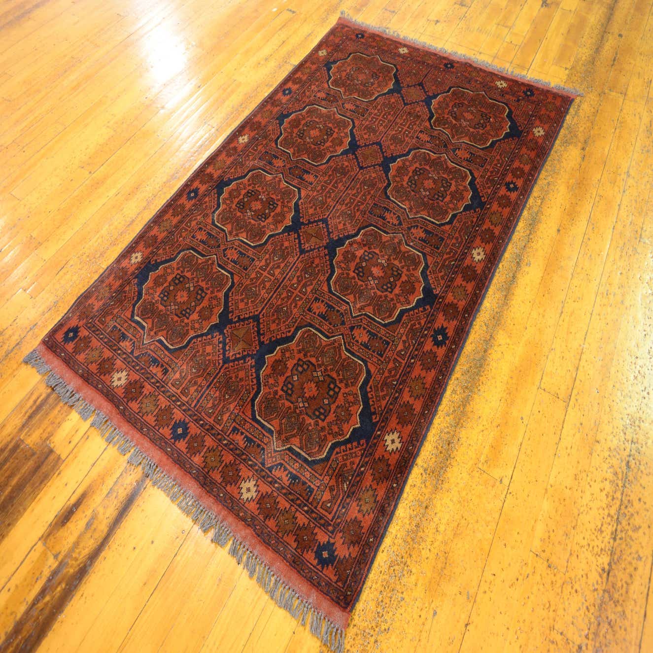 Red 4' 4 x 6' 8 Hand Knotted Khal Mohammadi Oriental Rug eSaleRugs