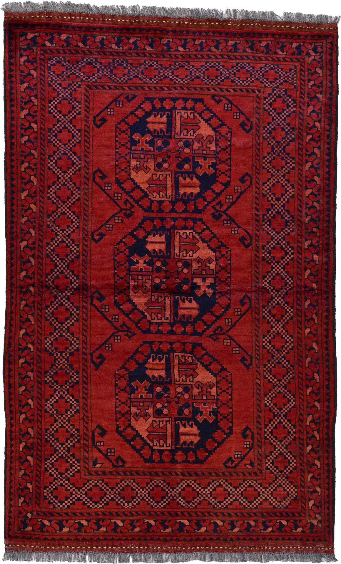 Red 3' 3 x 5' 3 Khal Mohammadi Oriental Rug eSaleRugs