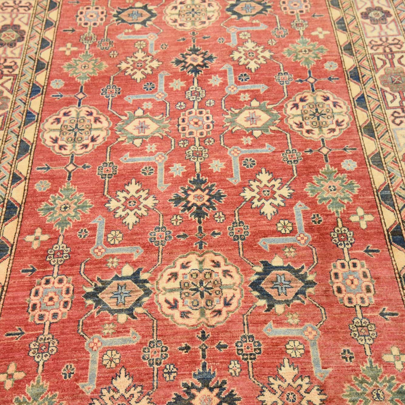 Rust Red 183cm x 272cm Kazak Oriental Rug AU Rugs