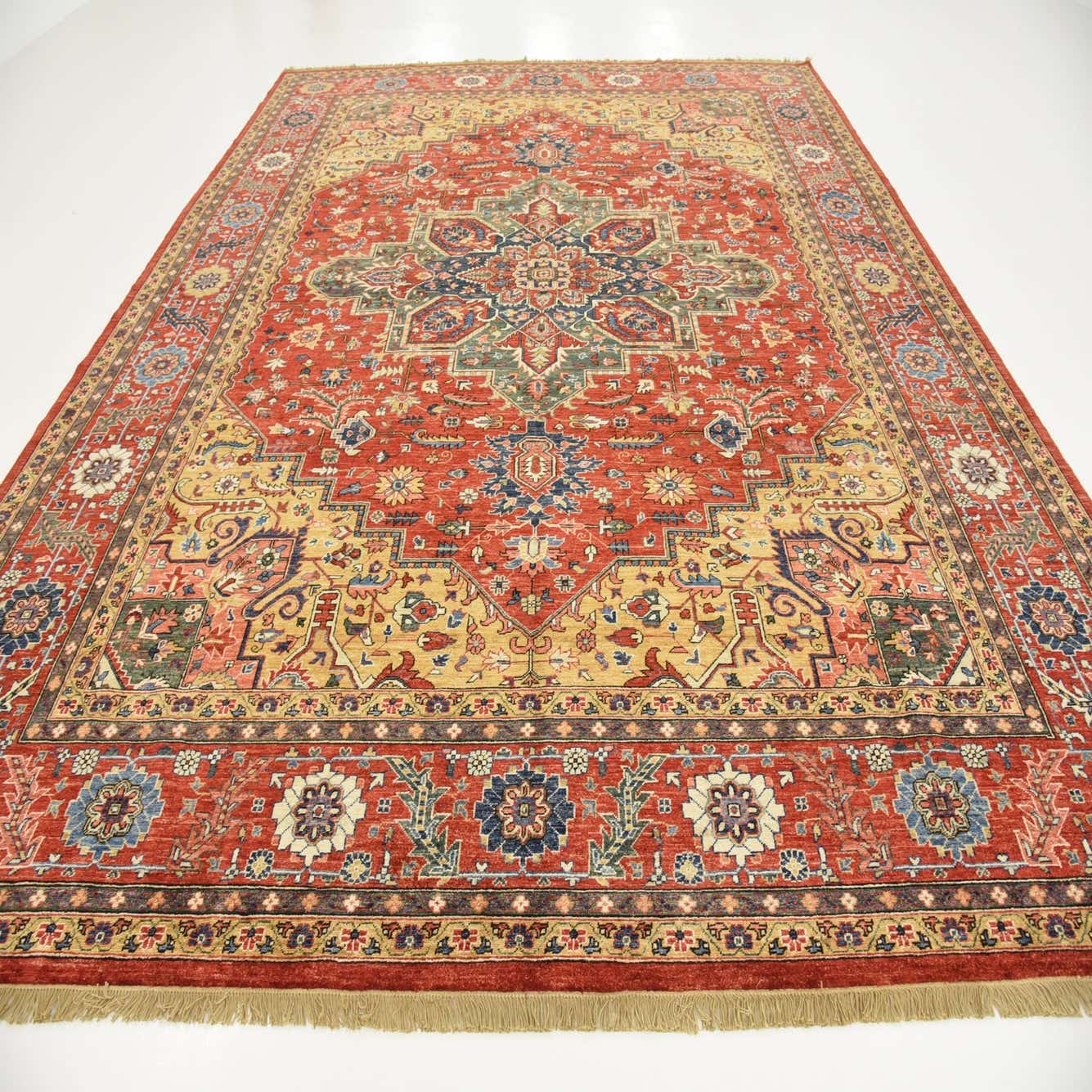 Red 10' x 12' 4 Hand Knotted Ariana Ziegler Oriental Rug eSaleRugs