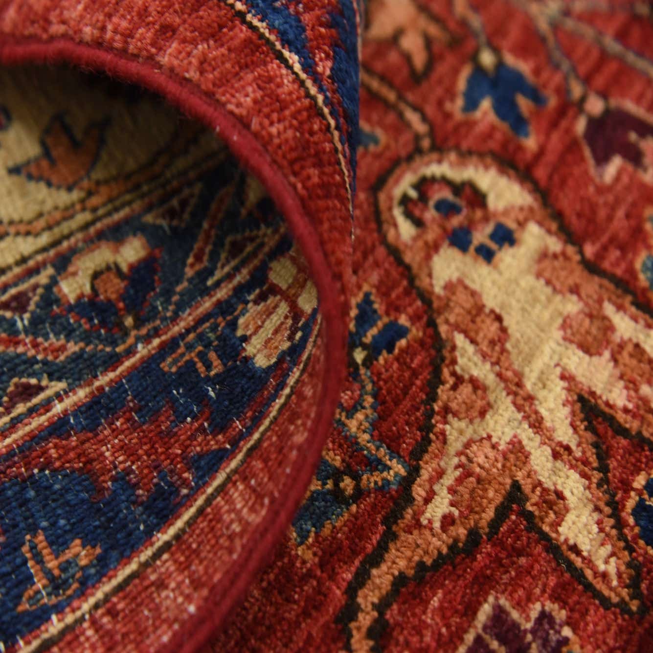 Red 9' 1 x 12' 7 Hand Knotted Ariana Ziegler Oriental Rug eSaleRugs