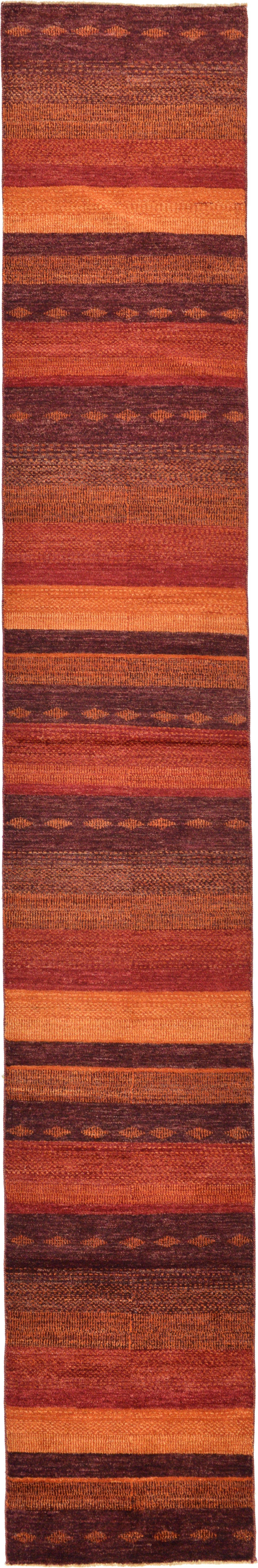 Red 2' 7 x 16' Hand Knotted Modern Ziegler Runner Rug eSaleRugs