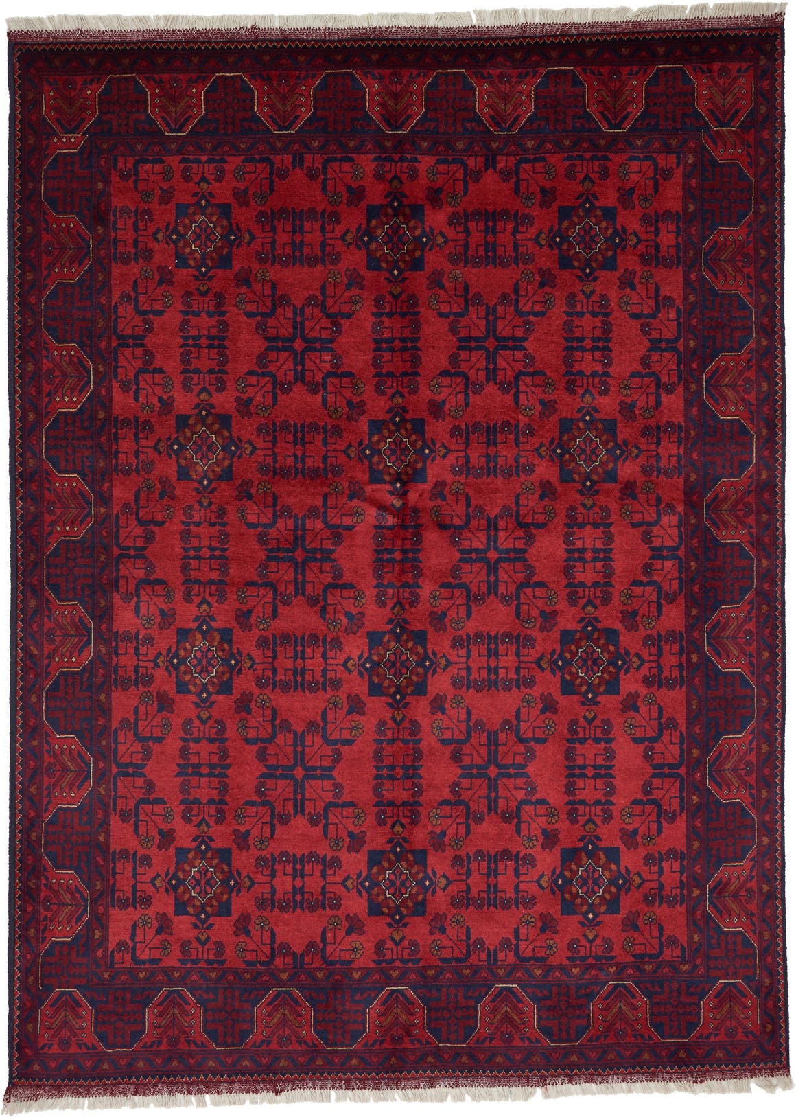 Red 5' 8 x 7' 10 Hand Knotted Khal Mohammadi Oriental Rug eSaleRugs