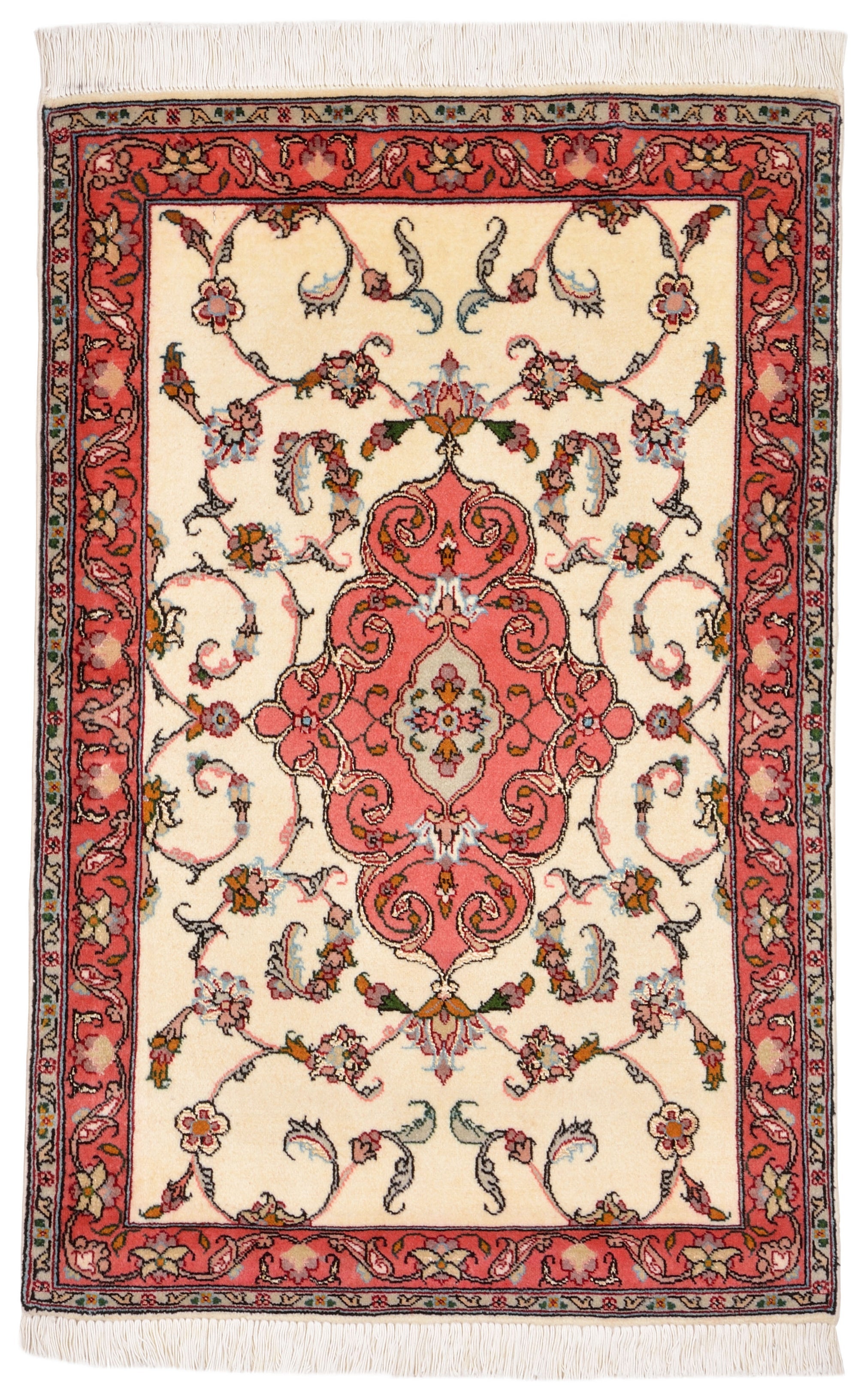 58cm x 90cm Tabriz Persian Rug