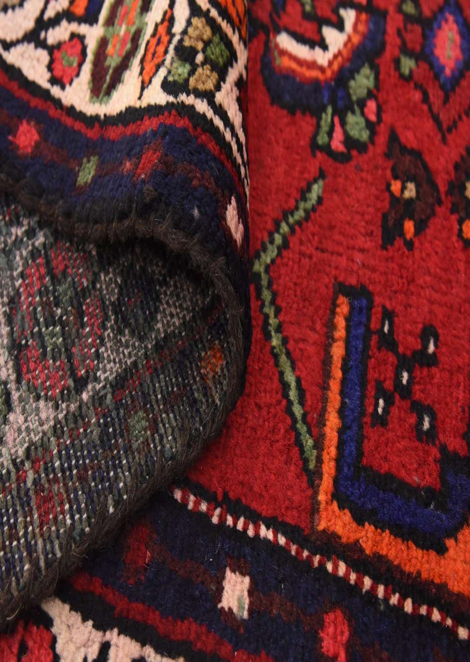 Red 4' x 6' 2 Hamedan Persian Rug eSaleRugs