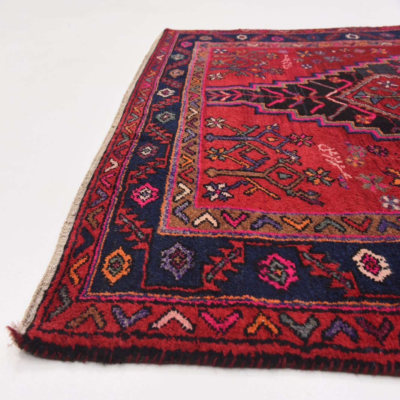 Red 5' 10 x 9' 10 Hamedan Persian Rug eSaleRugs