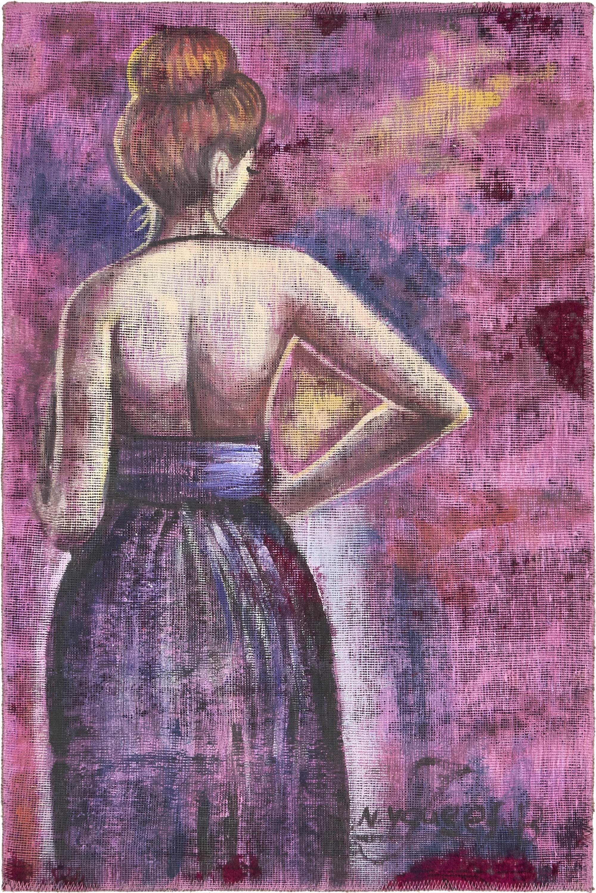 90cm x 137cm Ultra Vintage Persian Rug