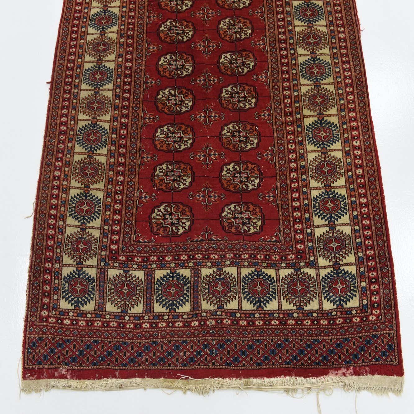 Red 4' 2 x 5' 9 Hand Knotted Bokhara Oriental Wool Rug eSaleRugs