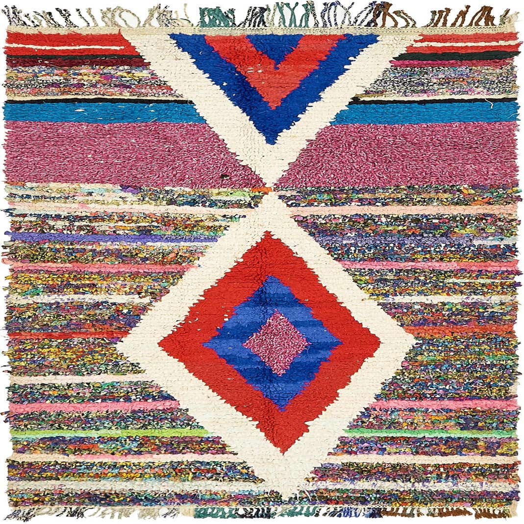Multicolor 3' 10 x 6' 10 Hand Knotted Moroccan Wool Rug eSaleRugs