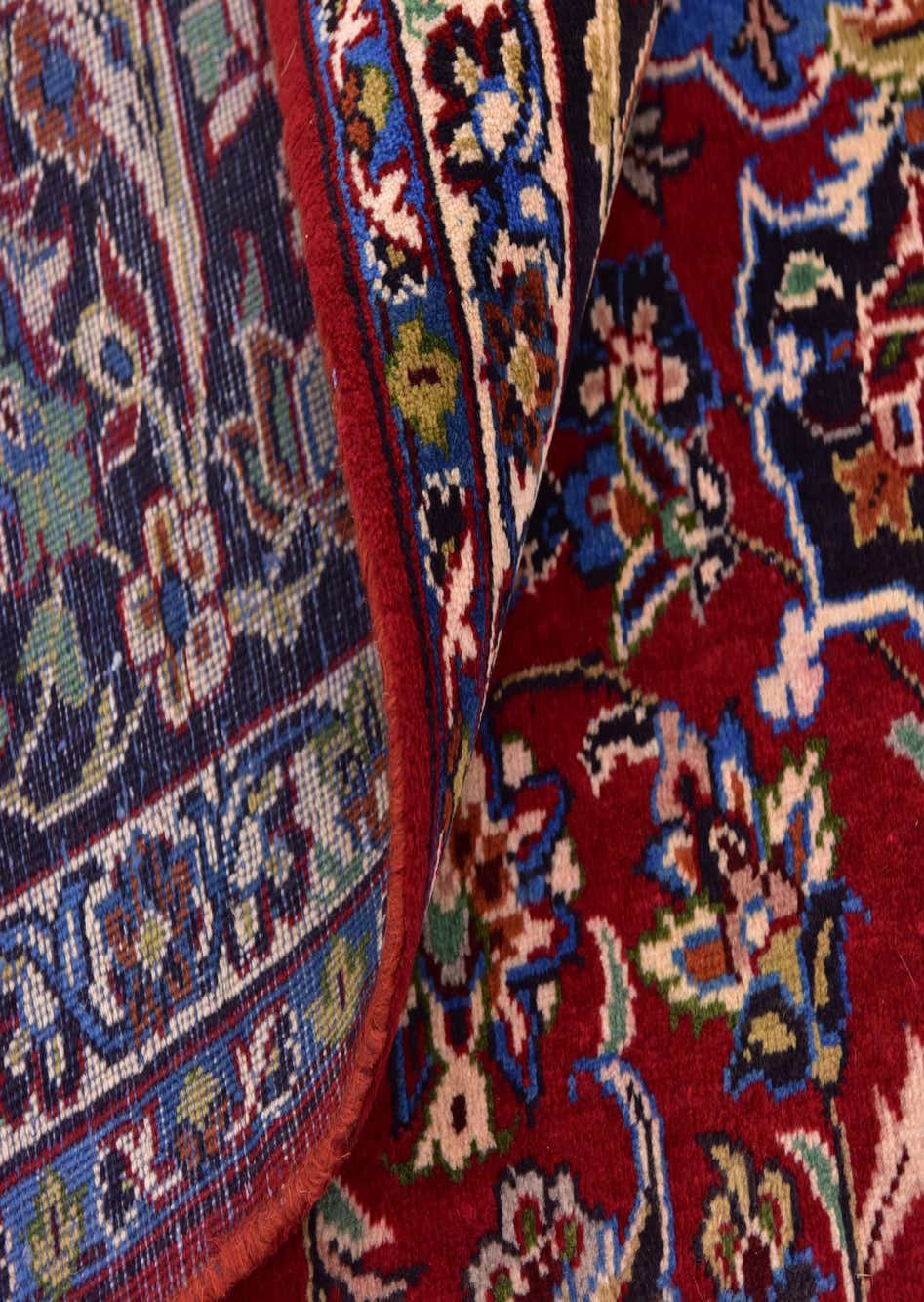 Red 9' 3 x 12' 10 Hand Knotted Isfahan Persian Wool Rug eSaleRugs