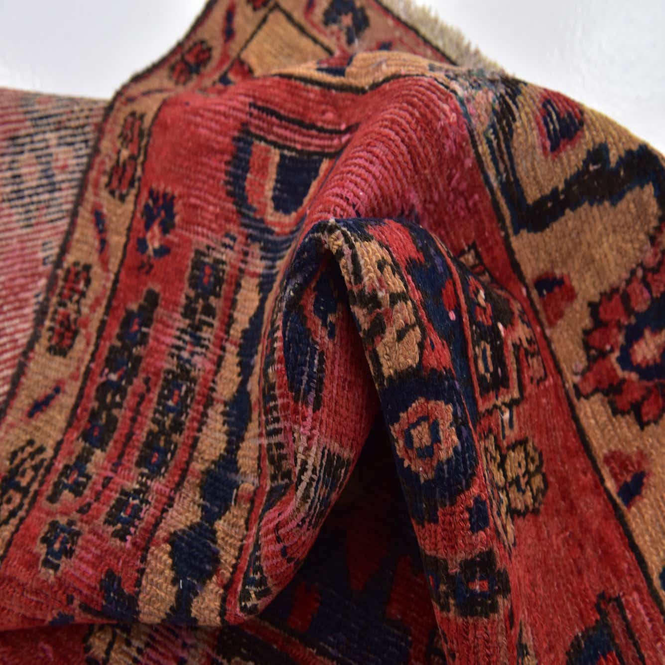 Red 2' 10 x 6' Hand Knotted Aran Persian Wool Runner Rug | eSaleRugs