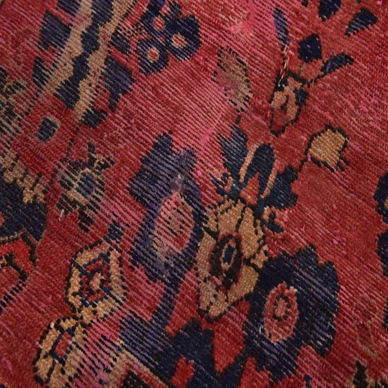 Red 2' 10 x 6' Hand Knotted Aran Persian Wool Runner Rug | eSaleRugs