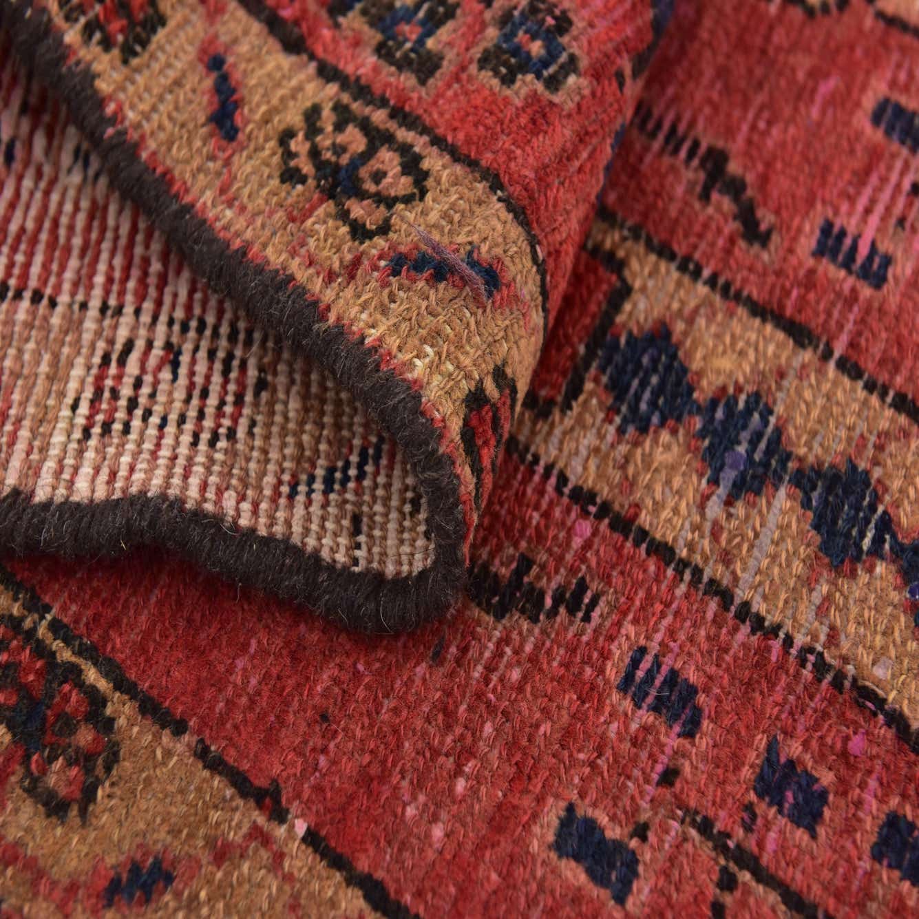 Red 2' 10 x 6' Hand Knotted Aran Persian Wool Runner Rug | eSaleRugs