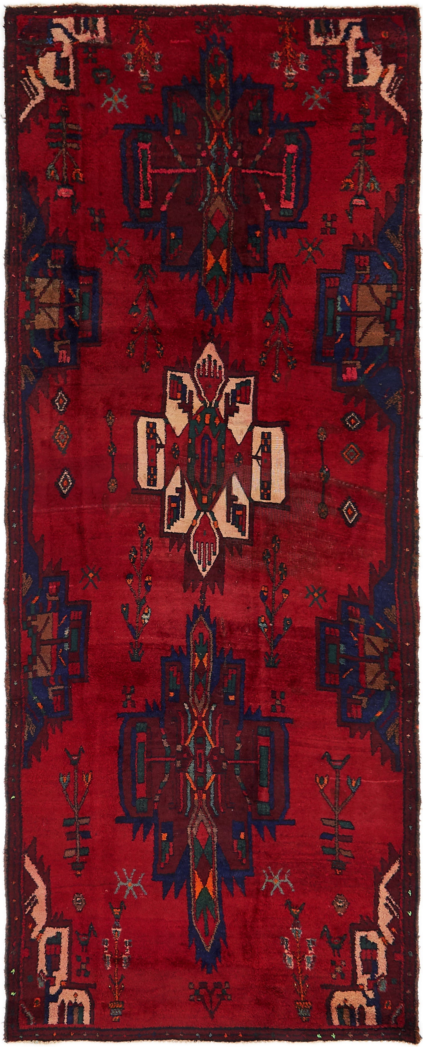 122cm x 323cm Hamedan Persian Runner ...