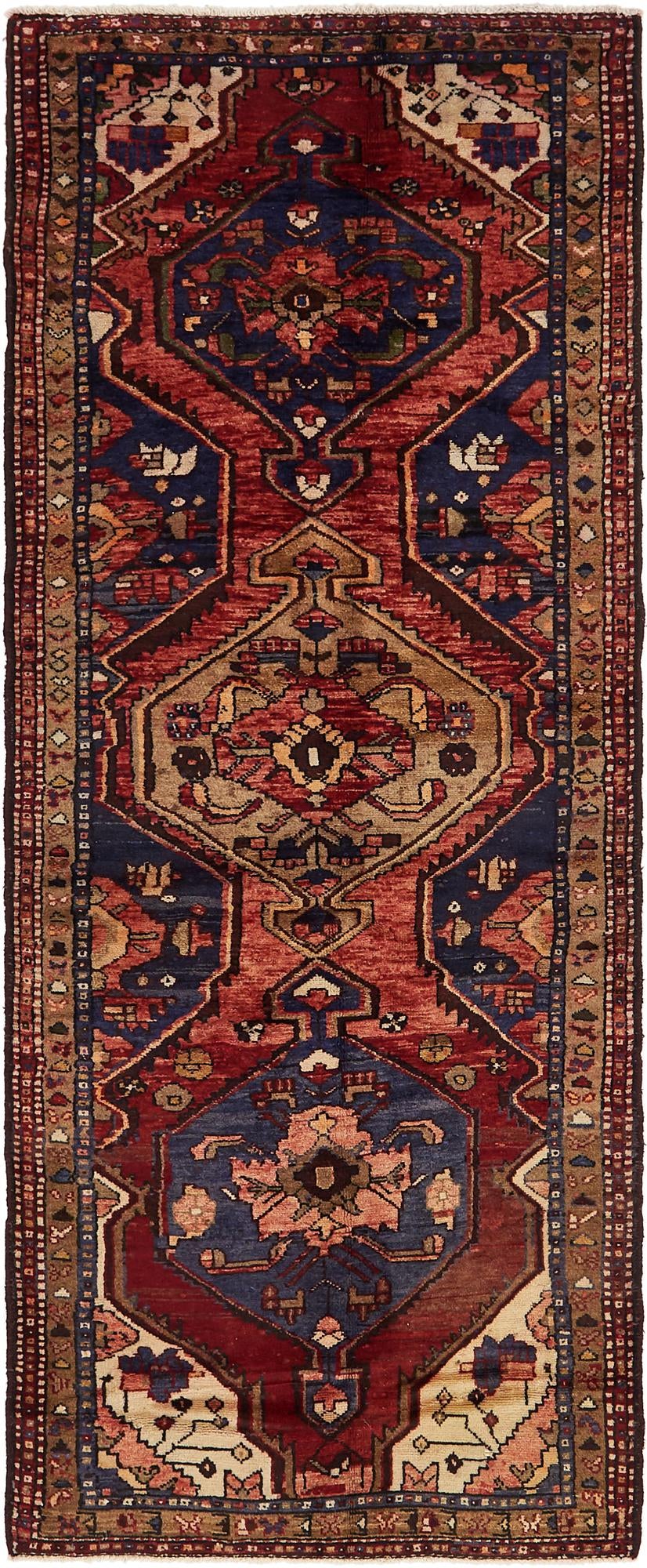 115cm x 290cm Hamedan Persian Runner ...