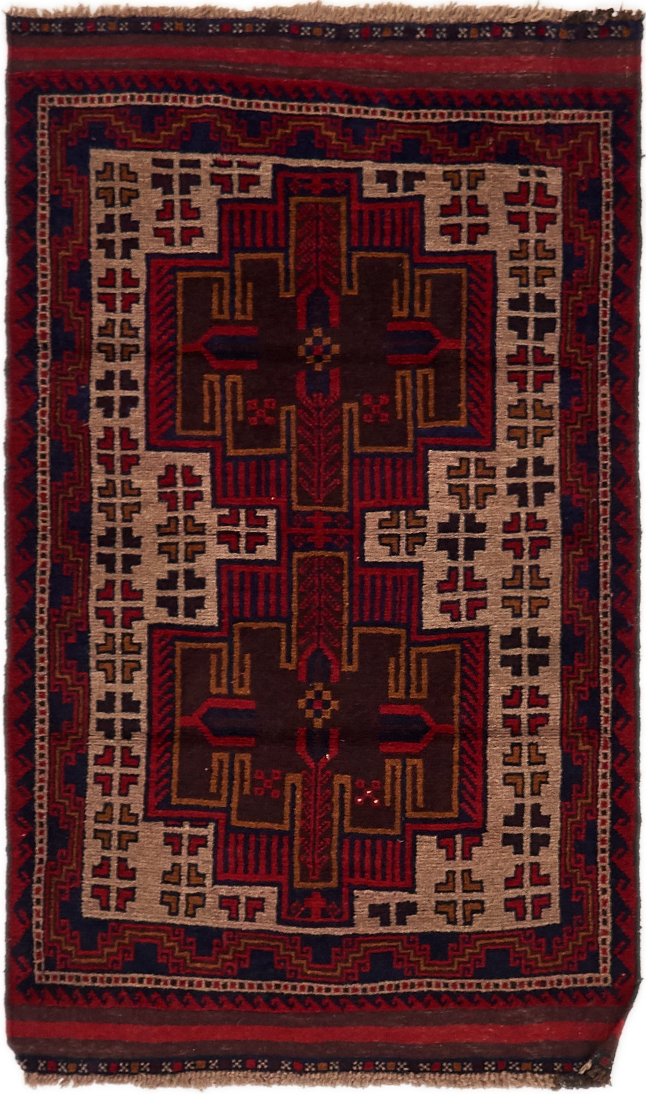97cm x 165cm Balouch Persian Rug