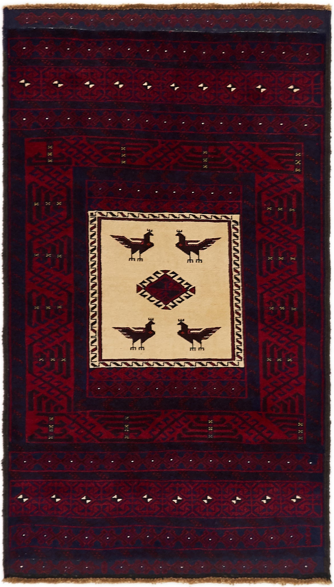 90cm x 160cm Balouch Persian Rug