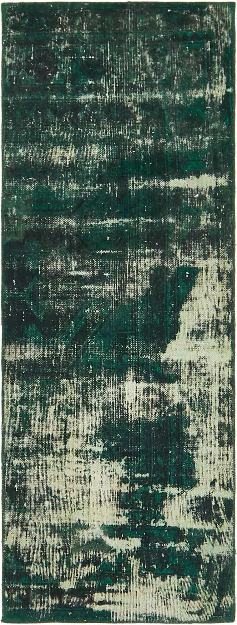 Green 2 3 X 6 4 Ultra Vintage Persian Runner Rug Handknotted Com