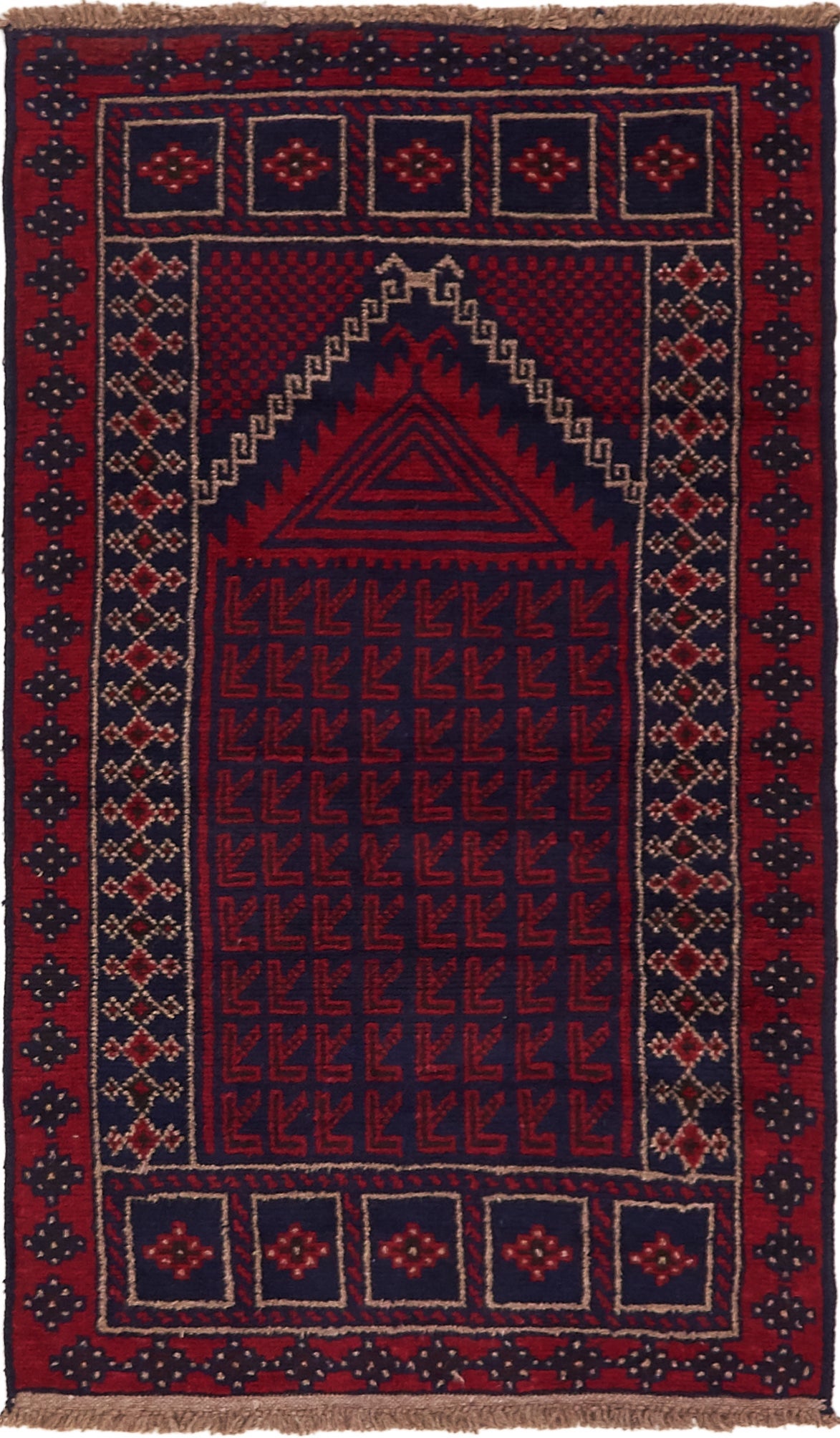 80cm x 152cm Balouch Persian Rug