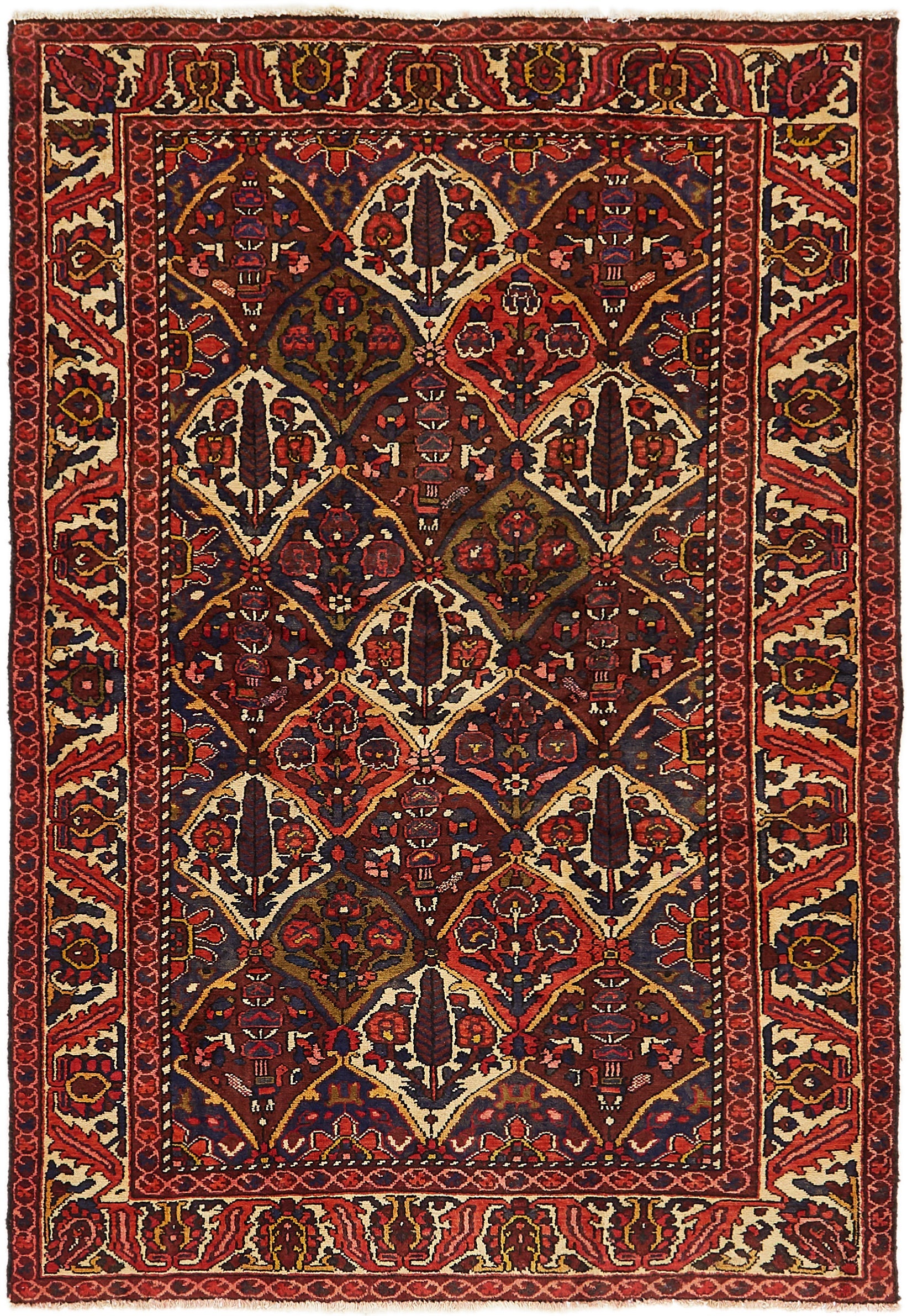142cm x 213cm Bakhtiar Persian Rug